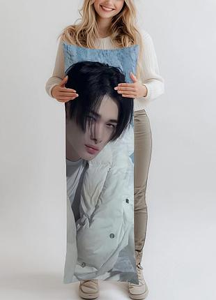 Рики (ni-ki) enhypen дакимакура, подушка обнимашка ростова 120*40 см