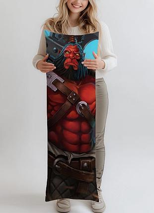 Дакімакура axe (dota 2), (подушка обіймашка) 150*50 см