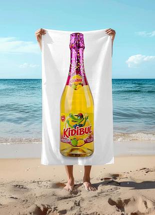 Полотенце 78*140 см kidibul тропикал ж/б, 0,75л