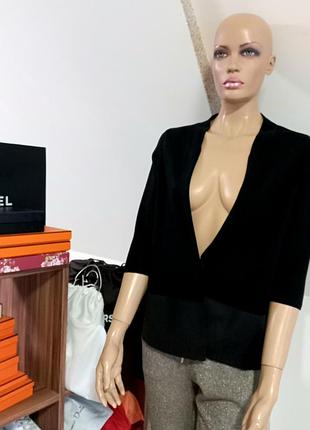 Cos! оригинал! эффектный стильный короткий шерстяной кардиган!