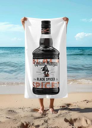 Рушник 78*140 см captain morgan black spiced, 0,7л