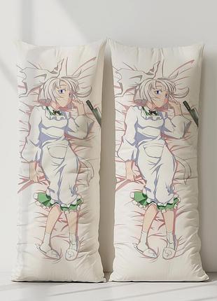 Конпаку йому проєкт тоухоу дакімакура, подушка обіймашка ростова 120*40 см