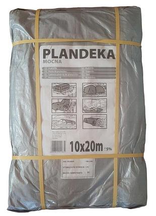 Тент пландека тарпаулин защитный (110g\m2) 10x20 польша (wimar)
