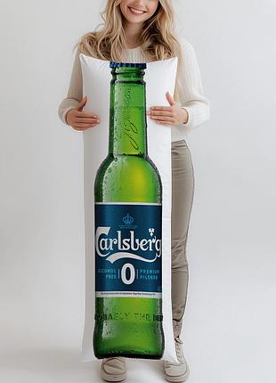 Дакимакура, пиво, carlsberg non alcoholic (подушка обнимашка) 120*40 см