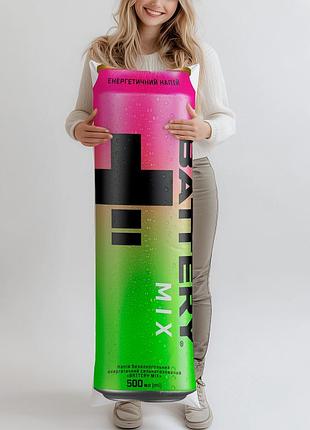 Дакимакура battery mix (подушка обнимашка) 120*40 см