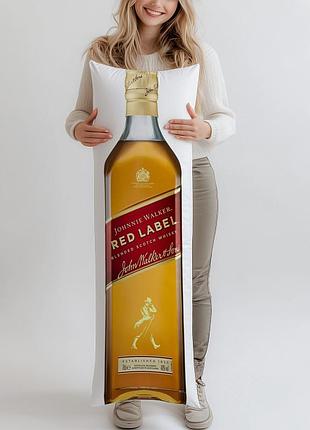Дакімакура, віскі, johnnie walker red label (подушка обіймашка) 120*40 см