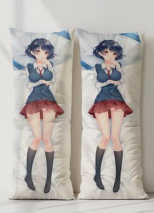 Тачібана руї домашня дівчина дакімакура, подушка обіймашка ростова 120*40 см