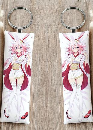 Яе сакура хонкай импакт 91 брелок 12 см