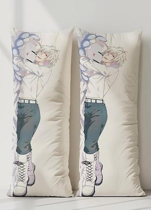 Клиар (dmmd) драматическое убийство дакимакура, подушка обнимашка ростовая 120*40 см