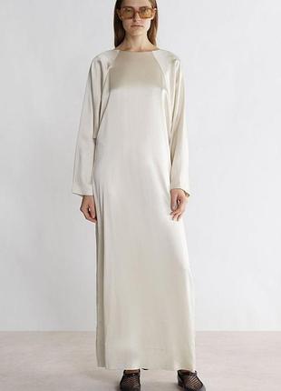 Шовкова максі сукня