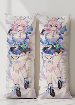 Марч 7-й хонкай імпакт 49 дакімакура, подушка обіймашка ростова 120*40 см