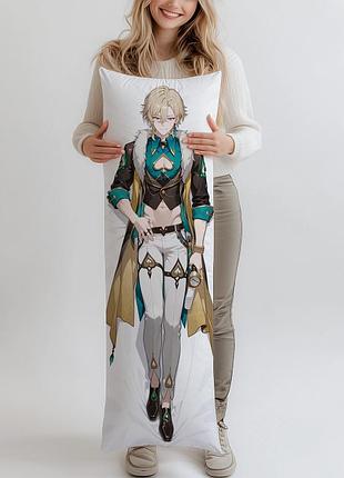 Дакімакура авантюрин - honkai star rail, (подушка обіймашка) 120*40 см