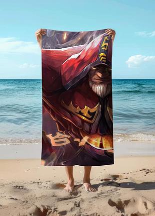 Рушник dota warlock 78 на 140 см, код 794