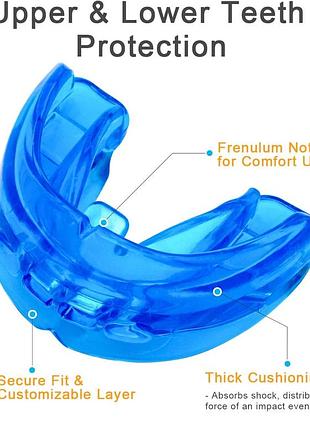 Капа r1  coolrunner double спортивная, молодежная, для защиты верхних и нижних зубов