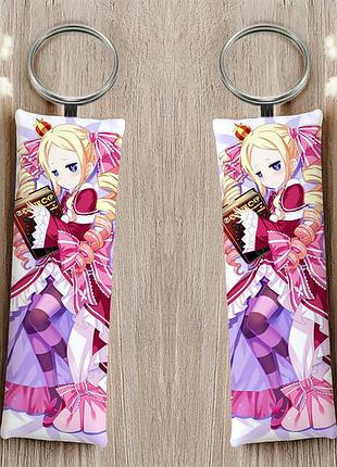 Беатрис ре:ноль — жизнь с нуля в другом мире брелок 12 см