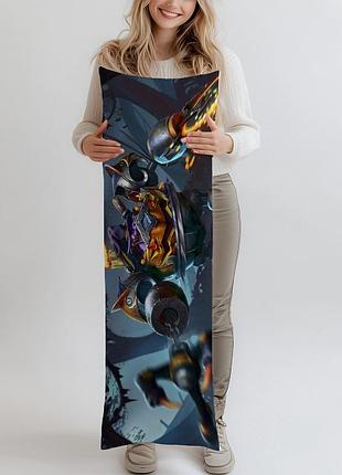 Дакимакура timbersaw (dota 2), (подушка обнимашка) 120*40 см