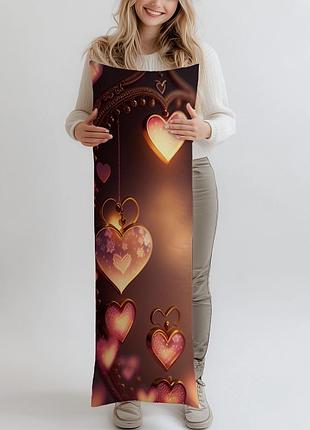 Дакимакура, подарок на день валентина, (подушка обнимашка) 120*40 см