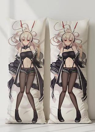 Azur lane дакимакура, подушка обнимашка ростовая 120*40 см