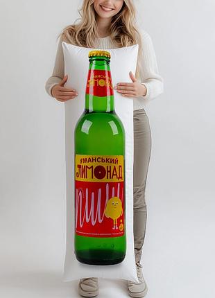 Дакимакура, напиток «уманьпиво» «лимонад», 0,5л, (подушка обнимашка) 120*40 см