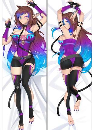 Дакимакура reilixin ych, monster musume (подушка обнимашка) 120*40 см 150, 50*150, 50