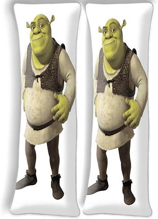 Дакімакура шрек (подушка обнімашка) 120*40 см 150, 50*150, 50