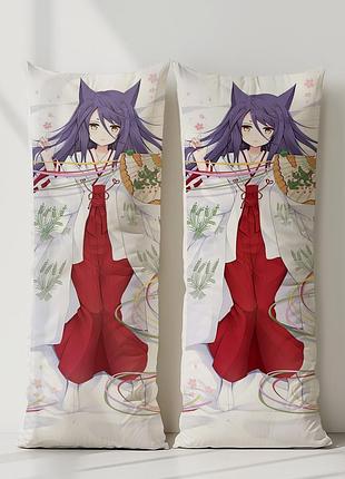 Сацуки история коноханы дакимакура, подушка обнимашка ростовая 120*40 см