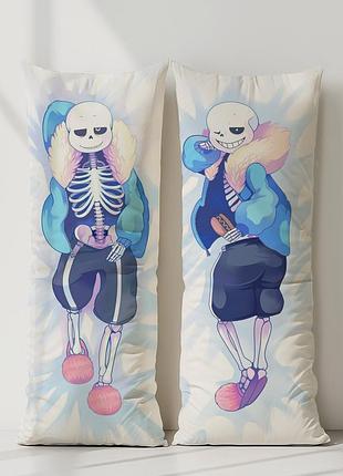 Андертейл дакімакура, подушка обіймашка ростова 120*40 см
