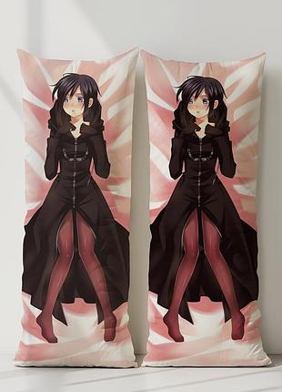 Шіон королівство сердець дакімакура, подушка обіймашка ростова 120*40 см