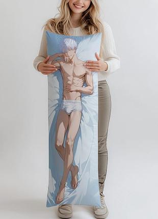 Дакимакура ризли геншин, (подушка обнимашка) 120*40 см