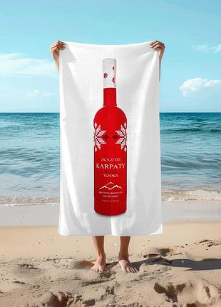 Полотенце 78*140 см водка mogutni karpaty особая, 0,75л