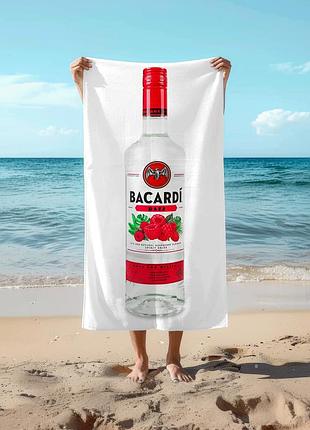 Рушник 78*140 см bacardi razz, 0,7л