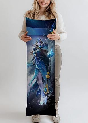 Дакімакура crystal maiden (dota 2), (подушка обіймашка) 120*40 см