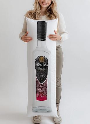 Дакімакура, горілка «козацька рада» «класична», 0,5л, (подушка обіймашка) 120*40 см