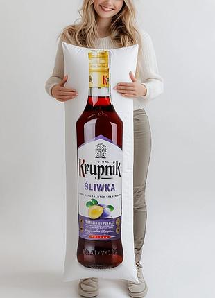 Дакімакура, настоянка krupnik сливова, 0,5л, (подушка обіймашка) 120*40 см