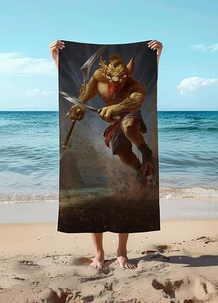 Рушник dota bounty hunter 78 на 140 см, код 788