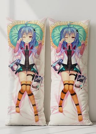 Сая сасамия война астерисков дакимакура, подушка обнимашка ростовая 120*40 см