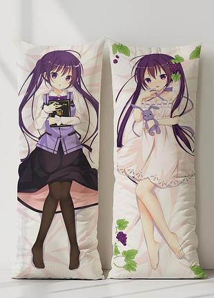 Ризе тедеза это заказ кролика? дакимакура, подушка обнимашка ростовая 120*40 см
