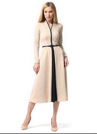 Бежева сукня