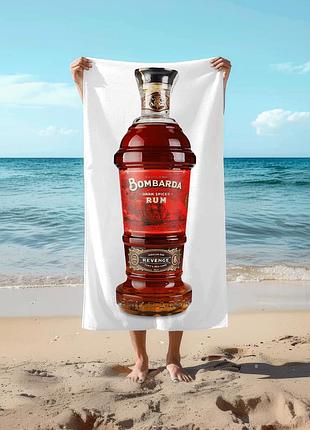 Полотенце 78*140 см ром bombarda revenge spiced, 0,7л