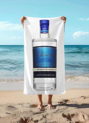 Полотенце 78*140 см ром clement canne bleue martinique 50%, 0,7л