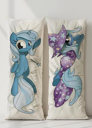 Тріксі мій маленький поні: дружба — це диво дакімакура, подушка обіймашка ростова 120*40 см