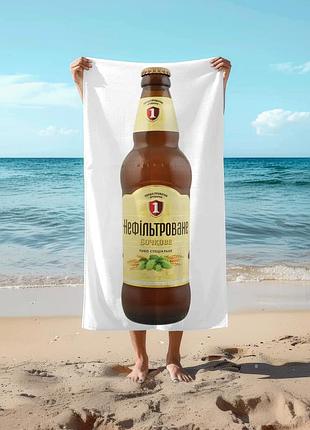 Полотенце 78*140 см первая приватная броварня бочковое светлое, н/ф