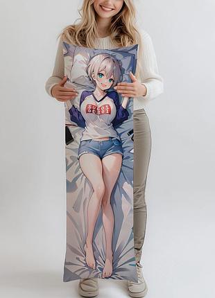 Дакімакура удзакі хана, (подушка обіймашка) 120*40 см