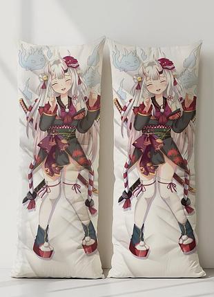 Накири аяме виртуальный ютубер дакимакура, подушка обнимашка ростовая 120*40 см