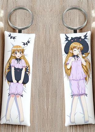 Дакимакура вампир пахира магический покан, подушка обнимашка ростовая 120*40 см