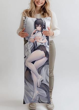 Дакімакура indomitable azur lane, (подушка обіймашка) 120*40 см