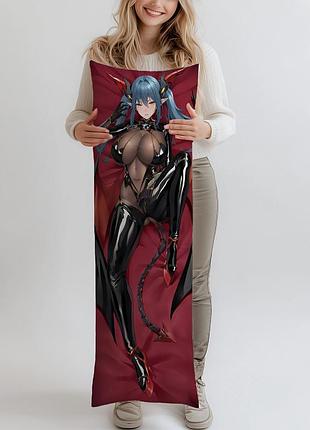 Дакимакура regensburg - azur lane, (подушка обнимашка) 120*40 см