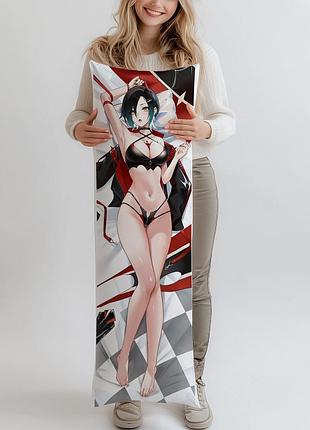 Дакимакура ulrich von hutten (azur lane), (подушка обнимашка) 120*40 см