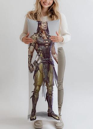 Дакимакура шан цунг (mortal kombat), (подушка обнимашка) 120*40 см