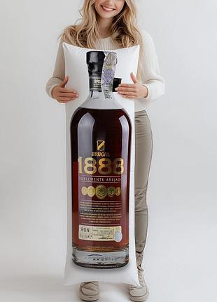 Ром brugal gran reserva 1888, 700мл, (подушка обнимашка) 120*40 см